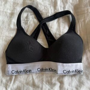 Calvin Klein Modern Cotton Lightly Lined Bralette - size XS